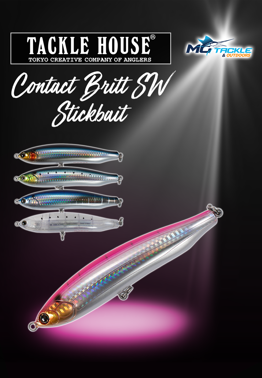 New - Tackle House Contact Britt SW Stickbait Lure