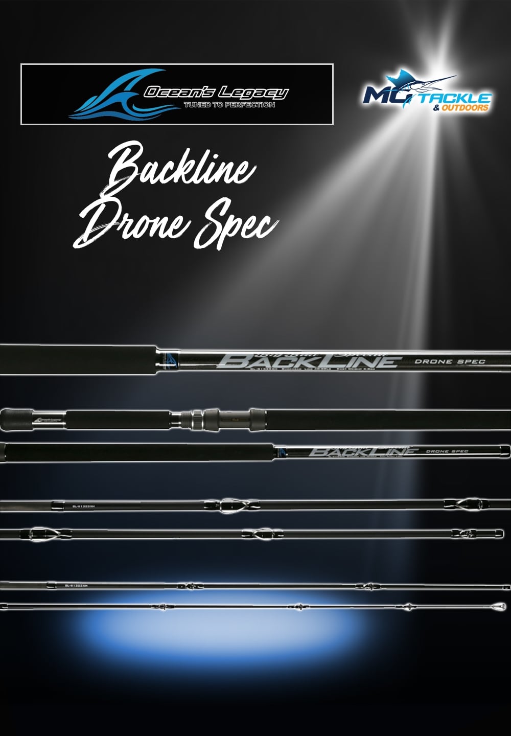New - Oceans Legacy Backline Drone Spec Overhead Rod