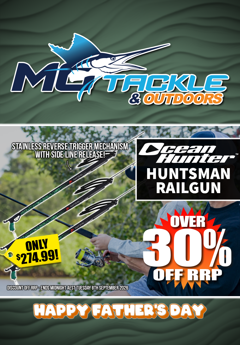 Over 30% off Ocean Hunter Huntsman Railgun