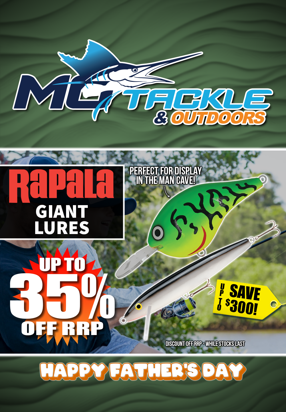 Up to 35% off Rapala Giant Lures
