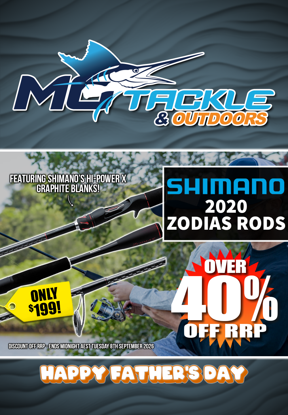 40% off Shimano 2020 Zodias Rods