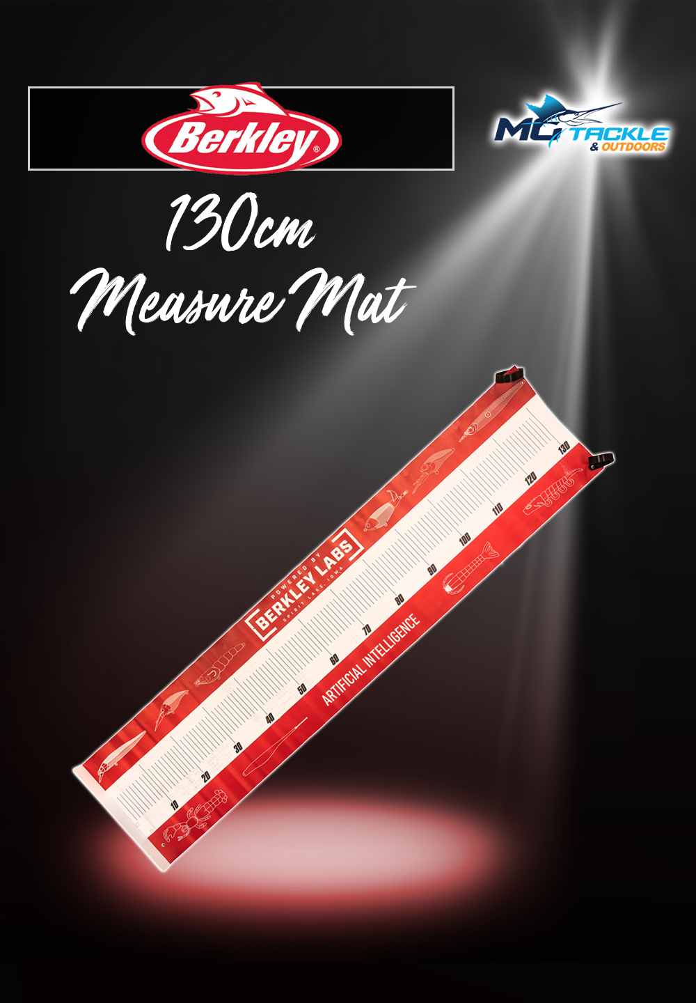 New - Berkley Labs Fish 130cm Measure Mat