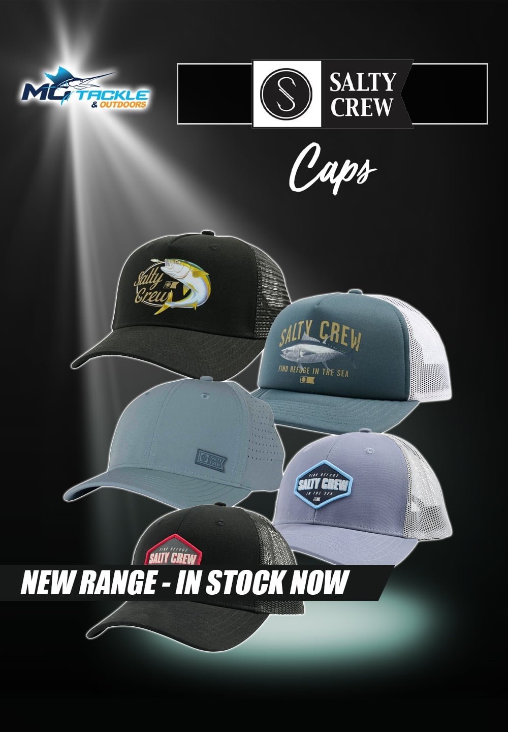 New - Salty Crew Caps