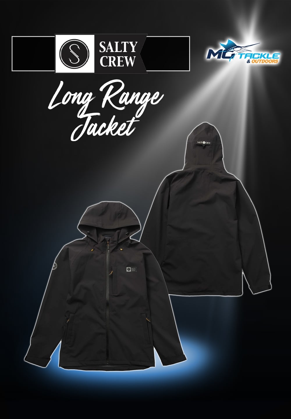 New - Salty Crew Long Range Jacket