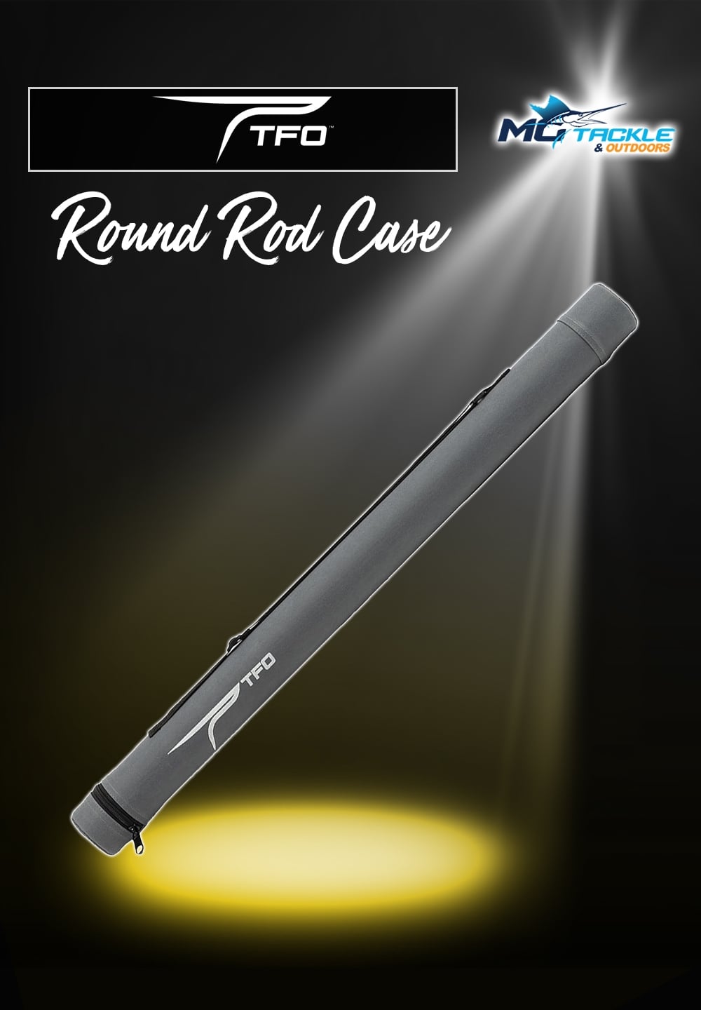 New - TFO Round Rod Case