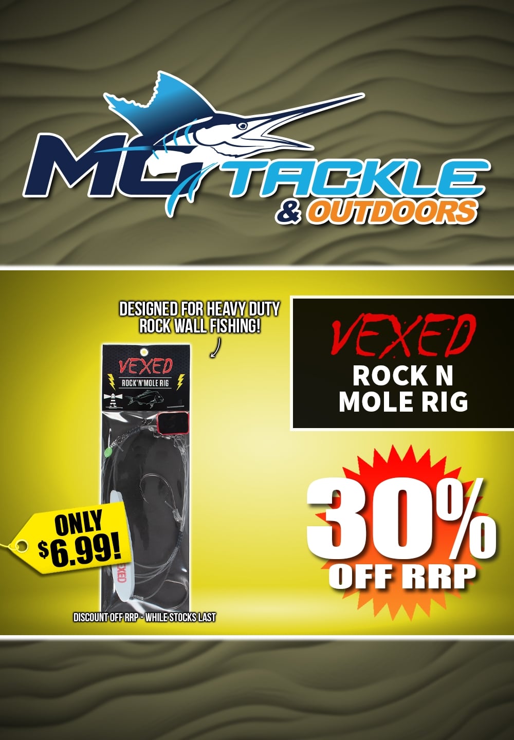 30% off Vexed Rock N Mole Rig
