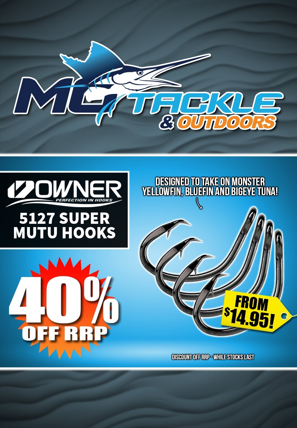 40% off Owner 5127 Super Mutu Hook