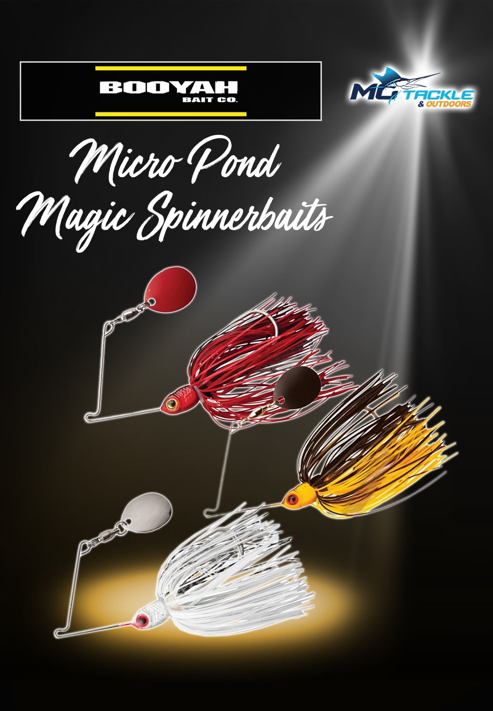 New - Booyah Bait Co. Micro Pond Magic Spinnerbait