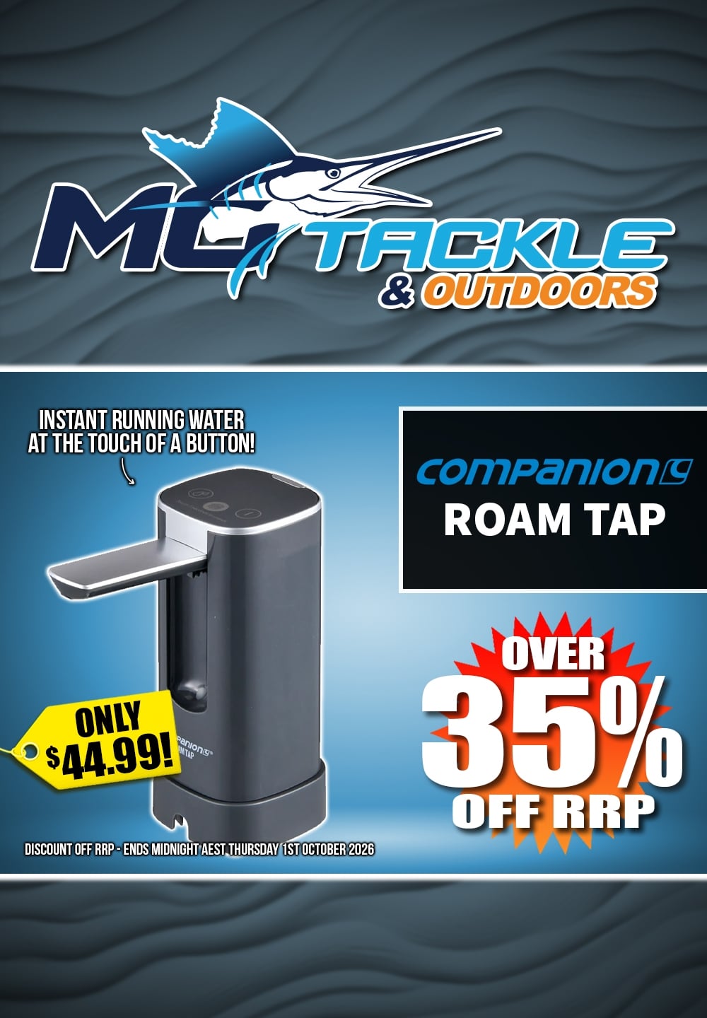 Companion Roam Tap only $44.99