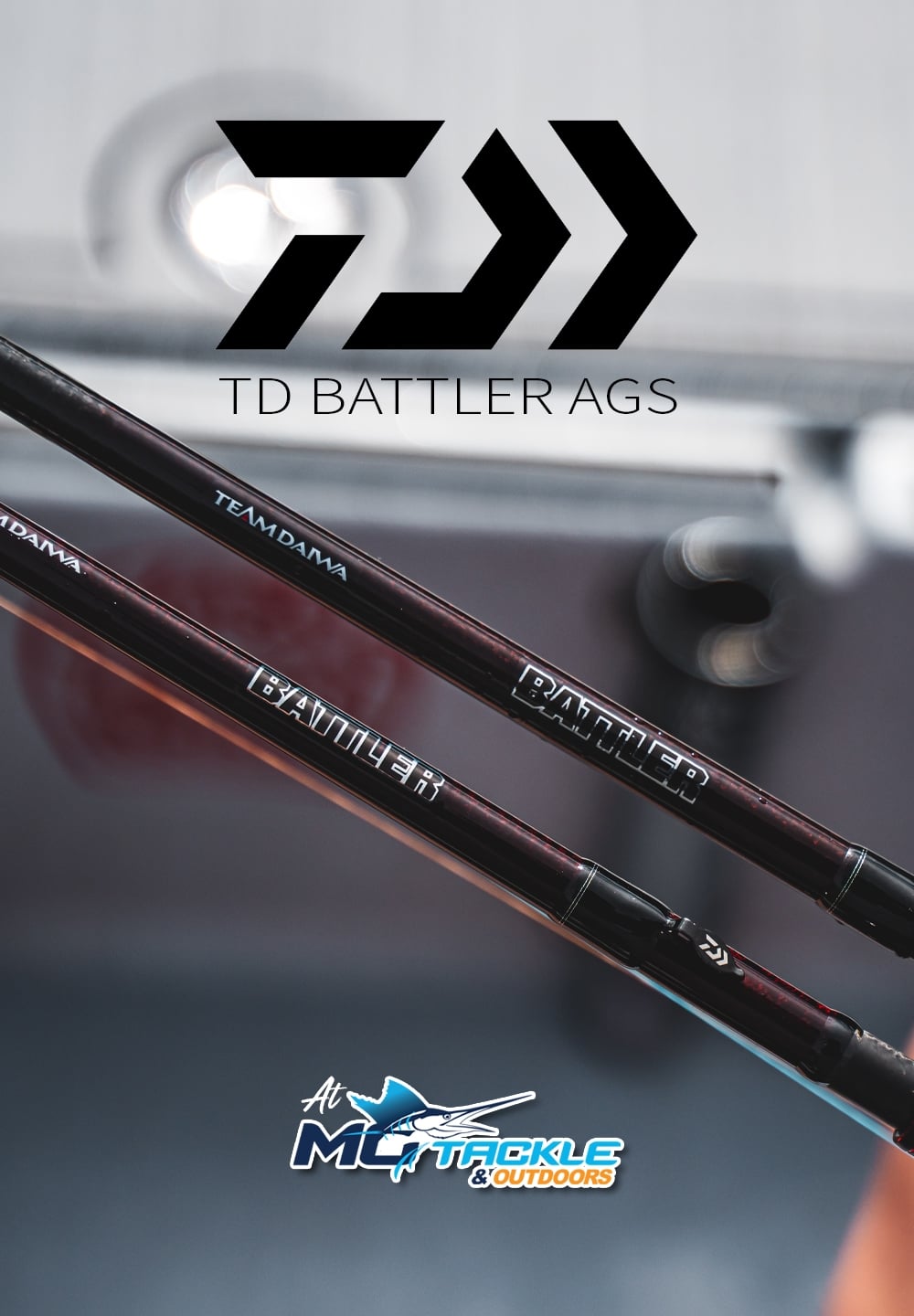New - Daiwa 26 TD Battler AGS Rod