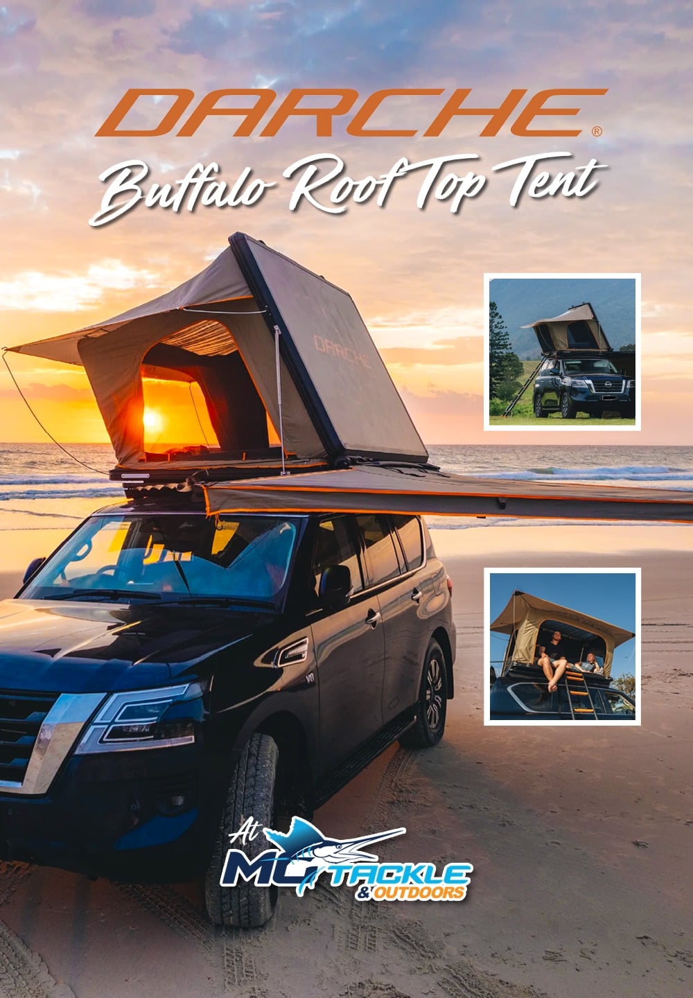 New - Darche Buffalo 1535 Roof Top Tent