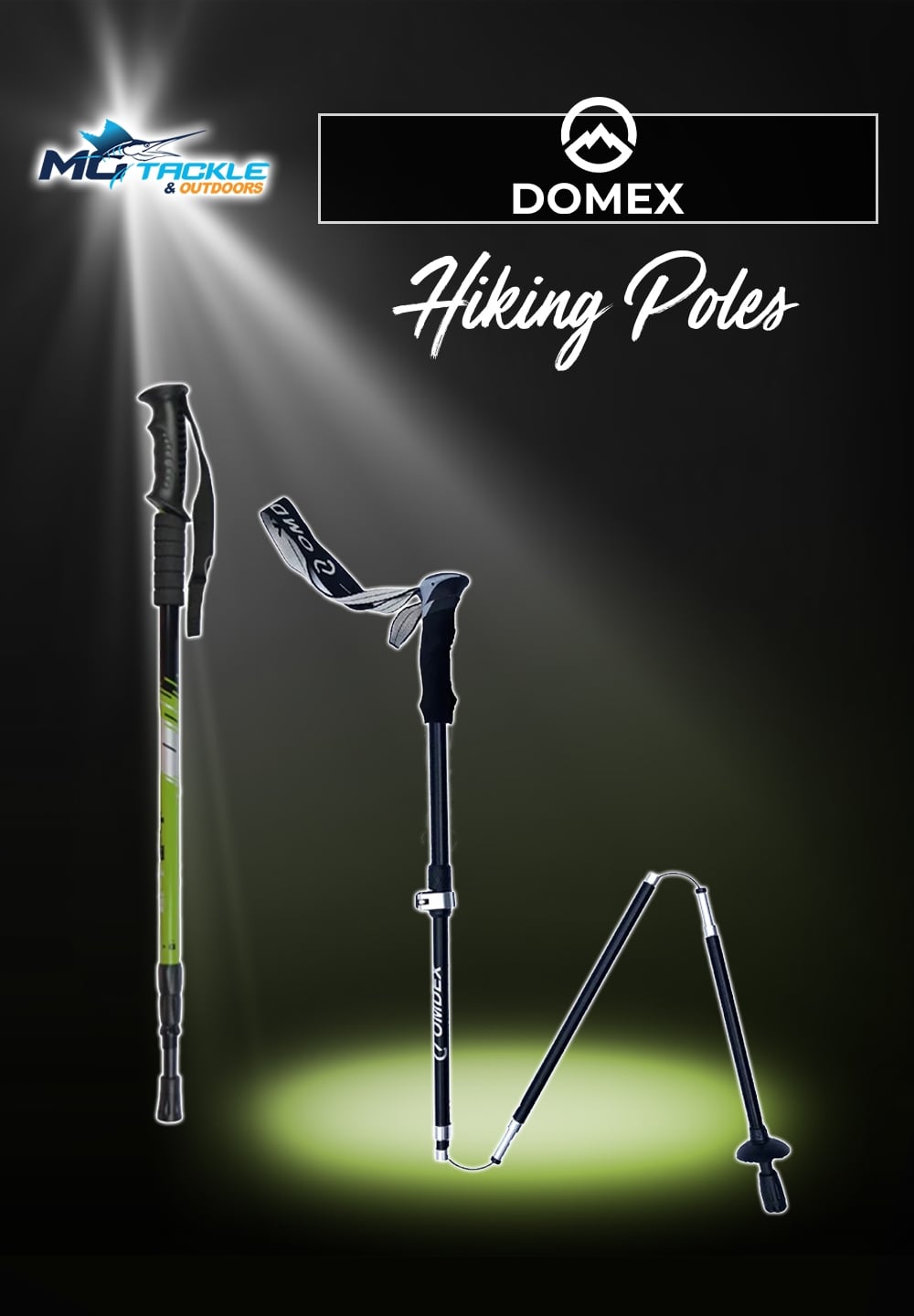 New - Domex Hiking Poles