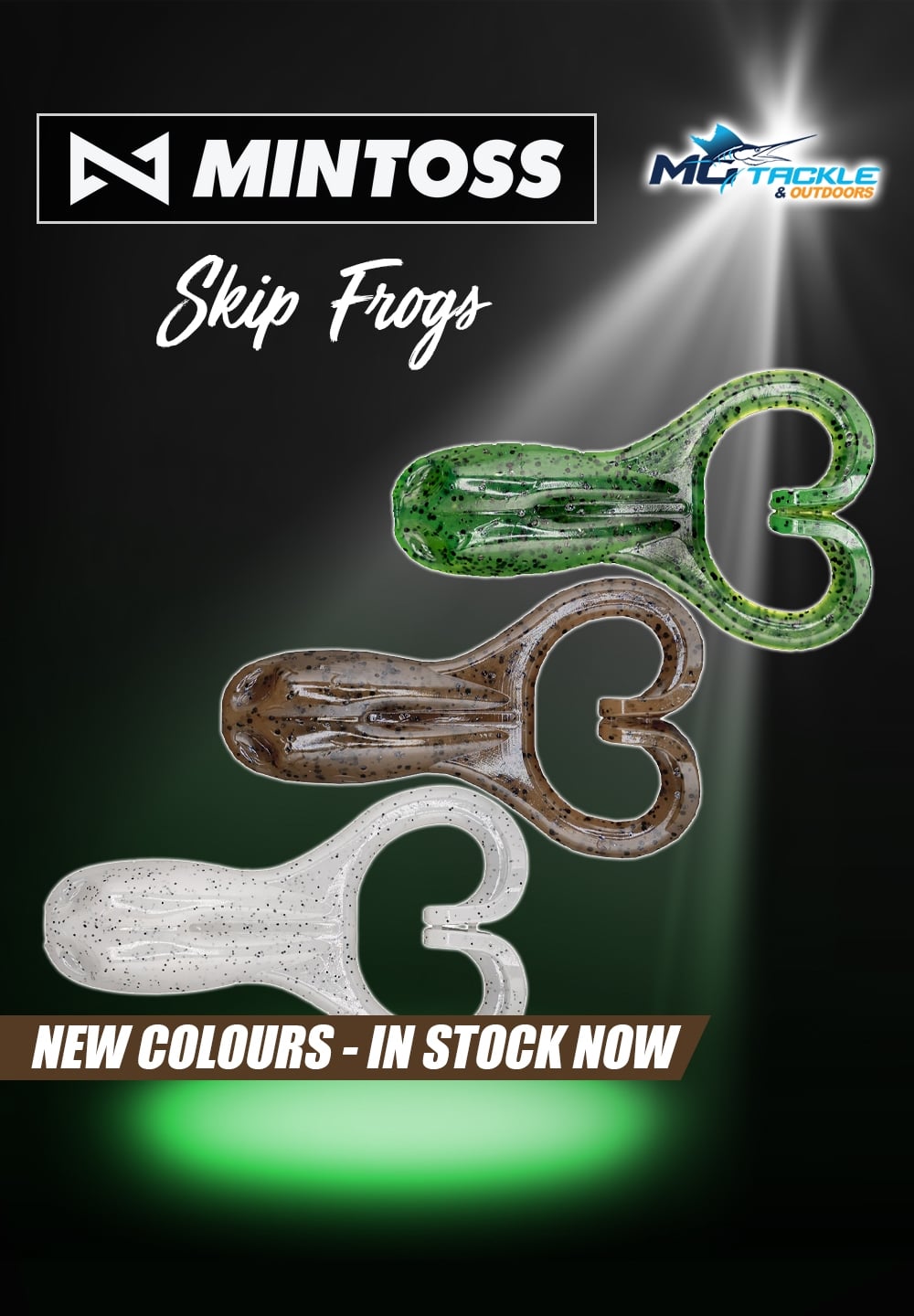 New Colours - Mintoss Skip Frog Lure