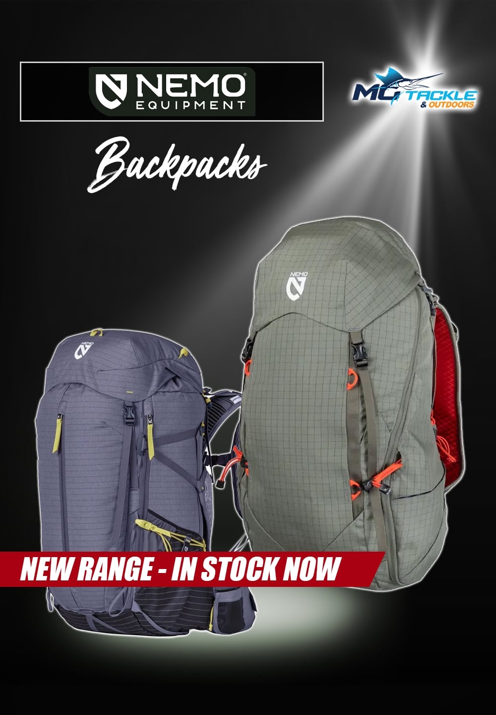 New - Nemo Backpack Range