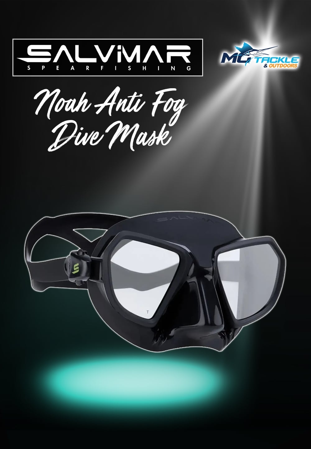 New - Salvimar Noah Anti-Fog Dive Mask