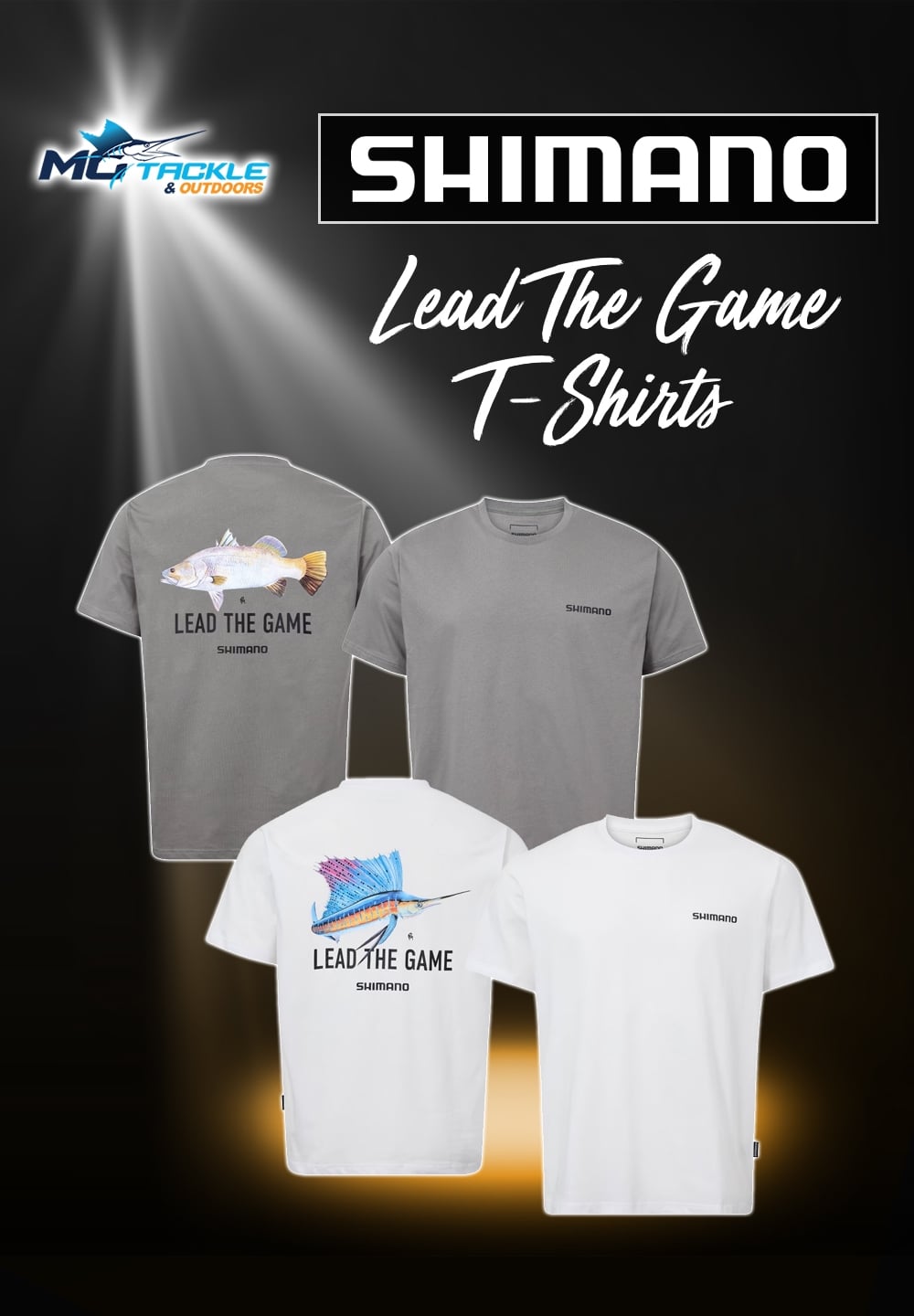 New - Shimano Lead The Game T-Shirts