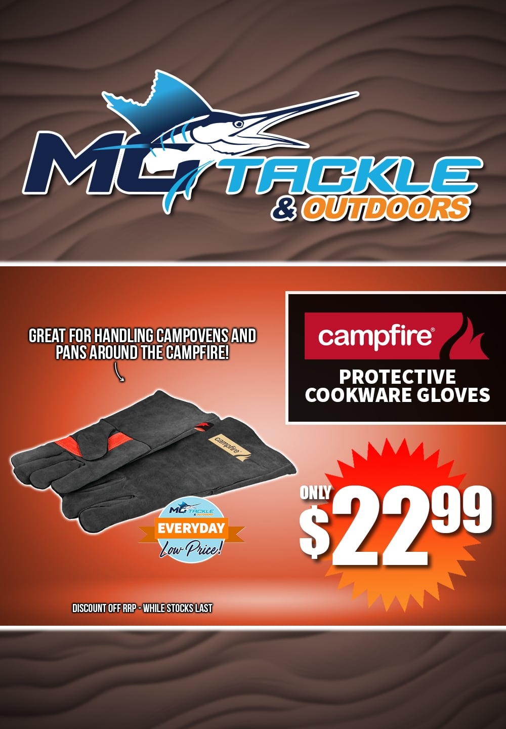 Campfire Protective Cookware Gloves only $22.99