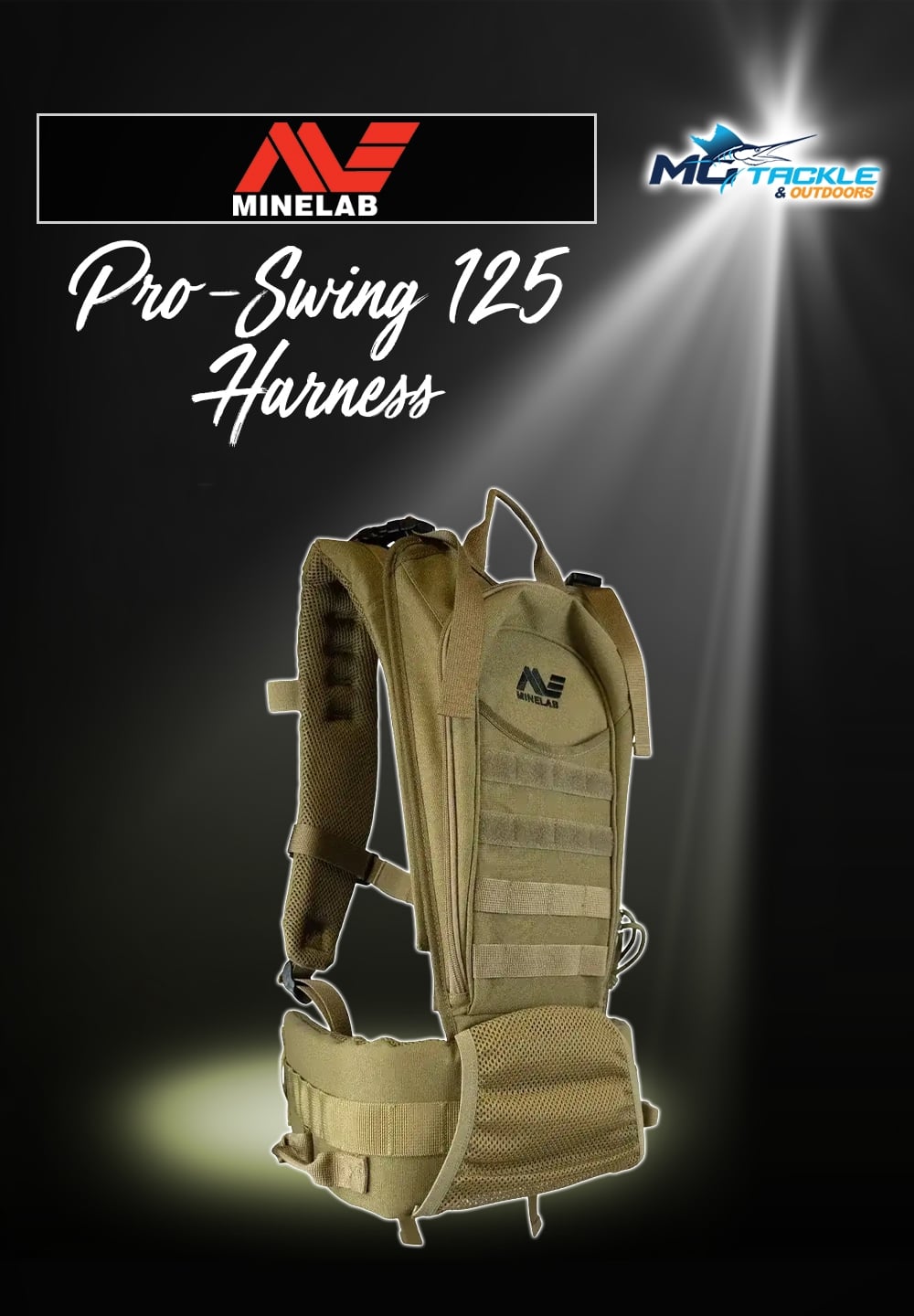 New - Minelab Pro-Swing 125 Harness
