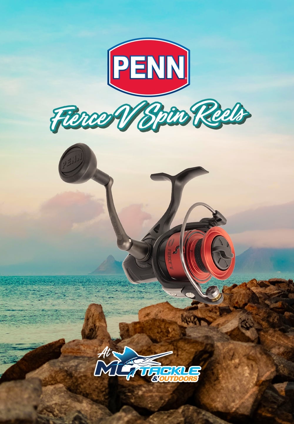 New - Penn Fierce V Spin Reel