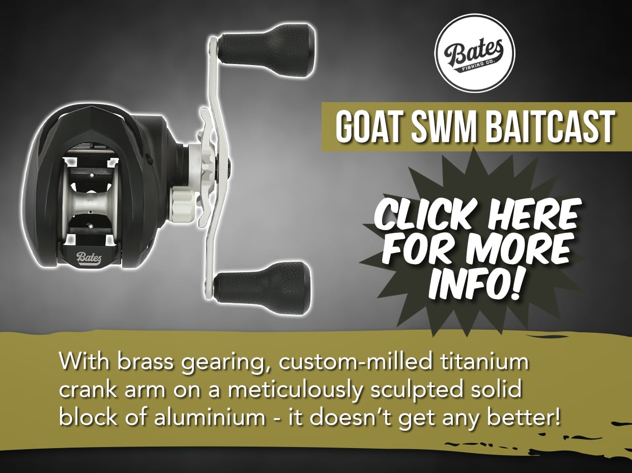 BATES GOAT SWM BAITCAST REEL