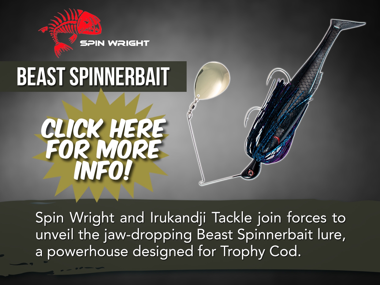 SPIN WRIGHT BEAST SPINNERBAIT X IRUKANDJI LURE