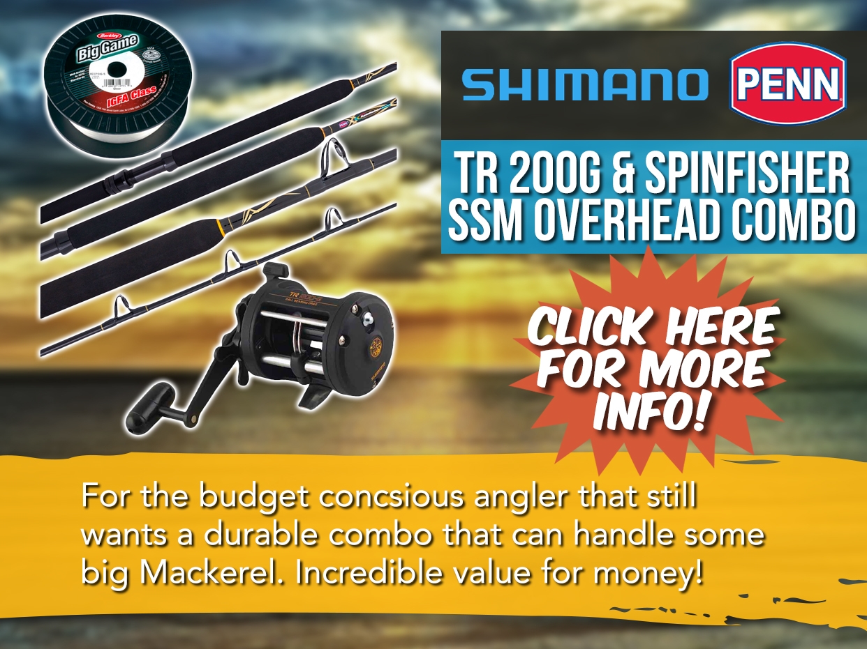 SHIMANO TR 200G & PENN SPINFISHER SSM OVERHEAD MACKEREL COMBO