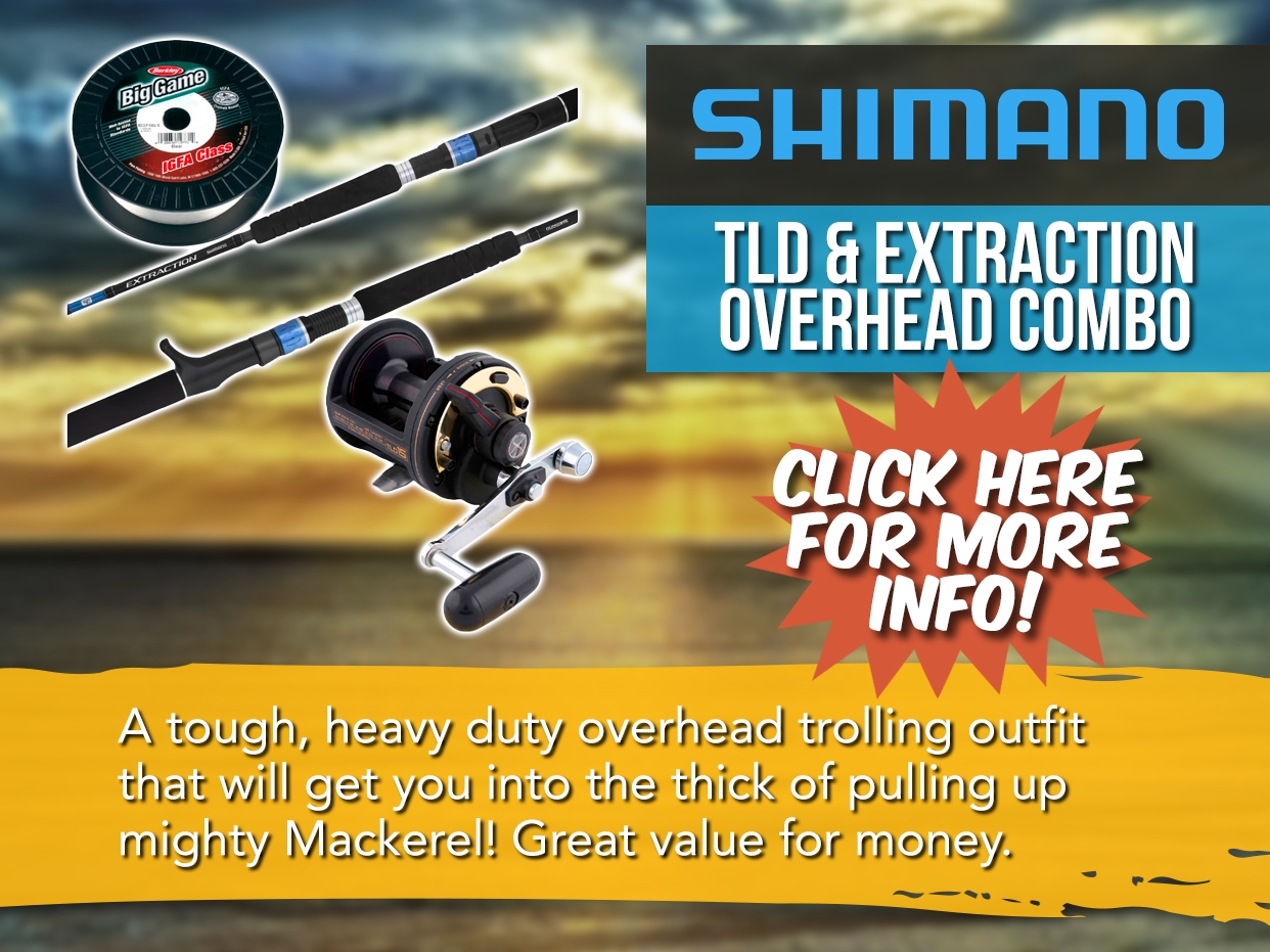 SHIMANO TLD & EXTRACTION OVERHEAD MACKEREL COMBO