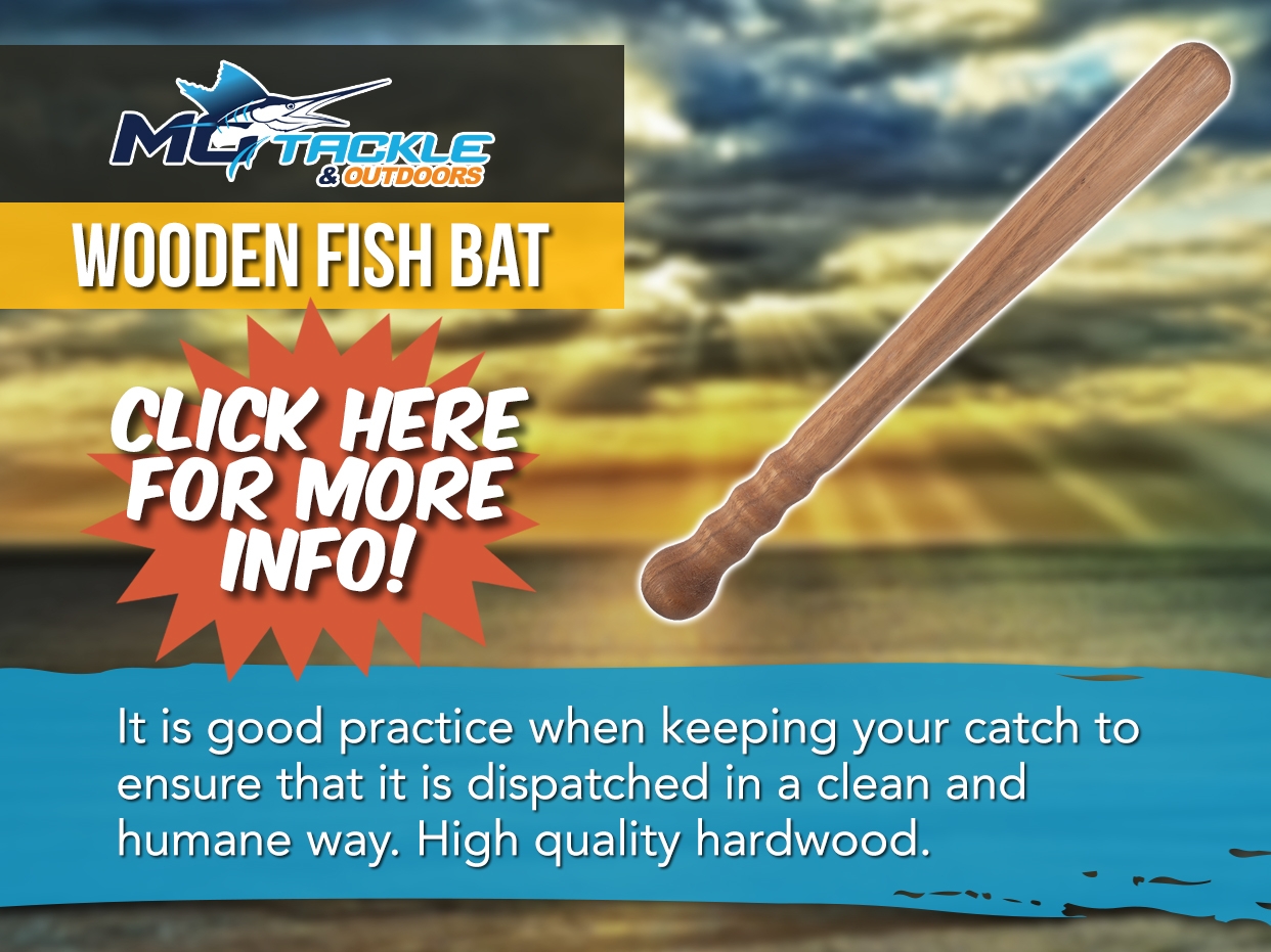 MOTACKLE WOODEN FISH BAT - 40CM