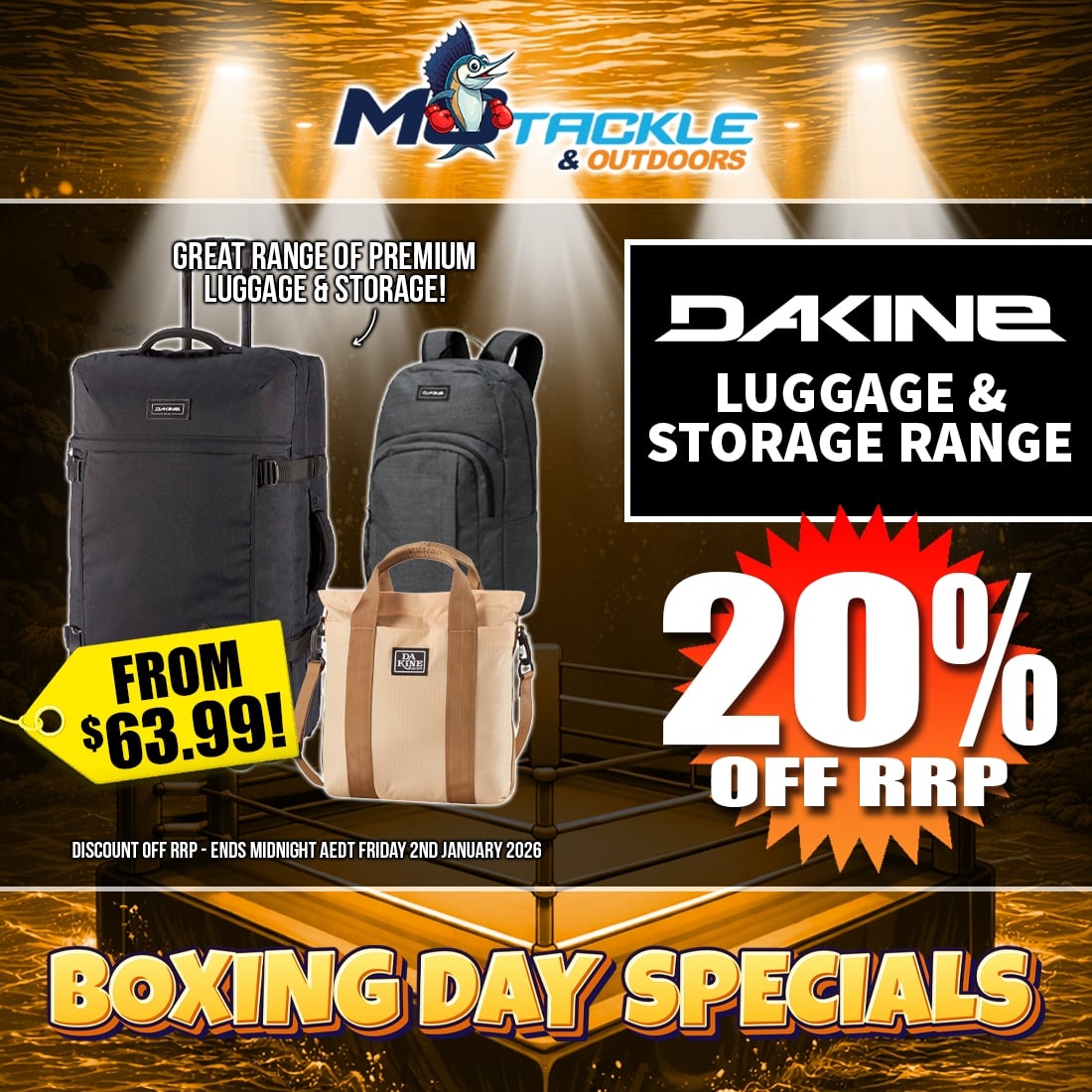 20% off Dakine