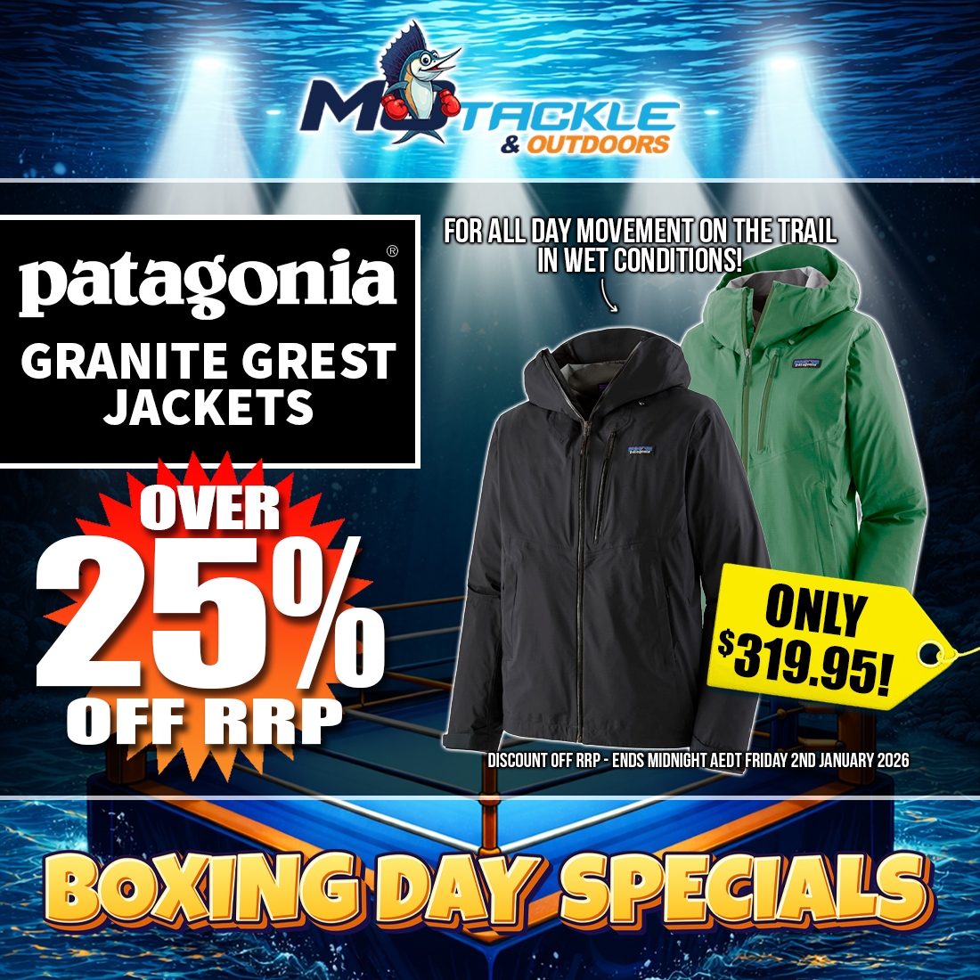 Patagonia Granite Crest Jackets only $319.95
