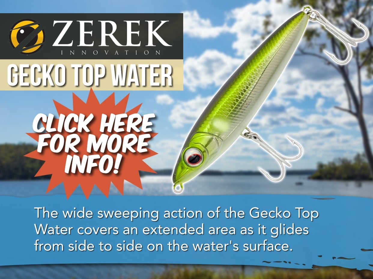 ZEREK GECKO TOP WATER LURE