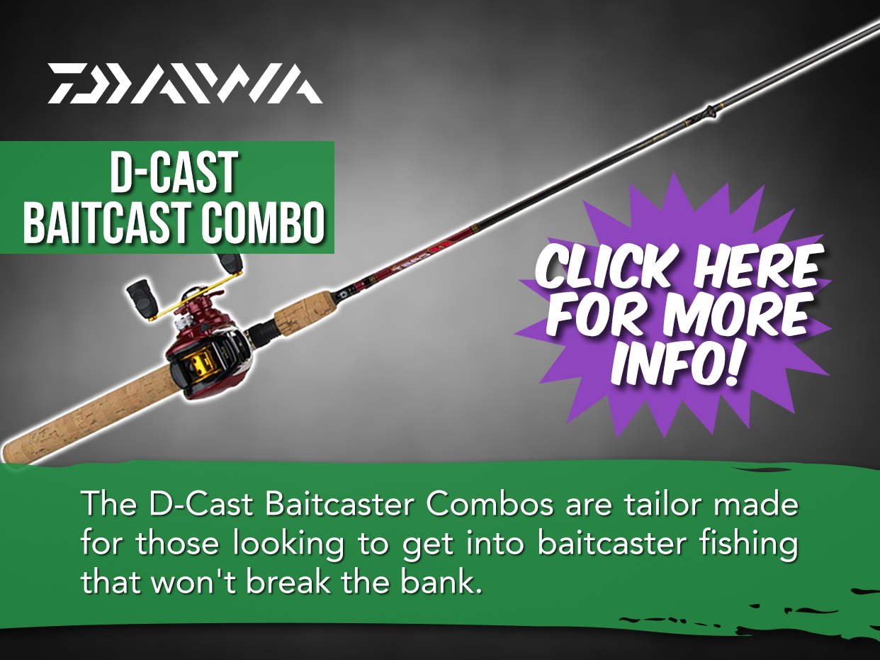 Daiwa D-CAST Baitcast - Baitcast Combos - Combos