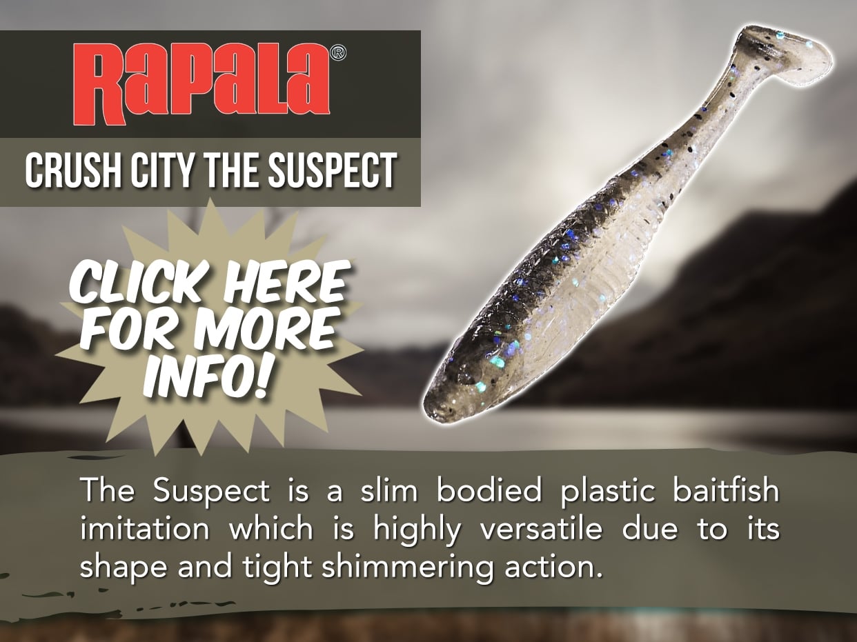 RAPALA CRUSH CITY CUSTOMS THE SUSPECT SOFT PLASTIC