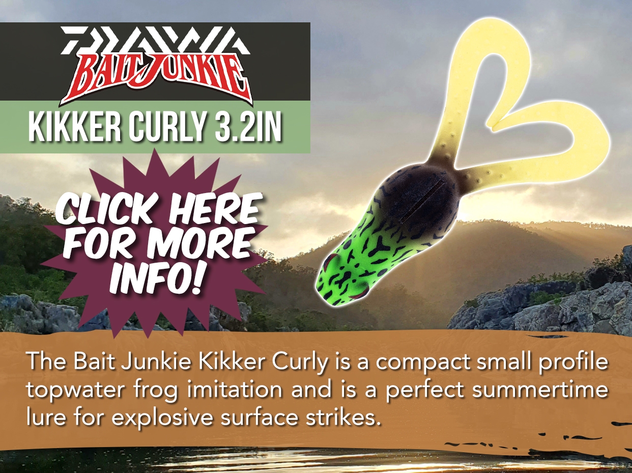 DAIWA BAIT JUNKIE KIKKER CURLY LURE