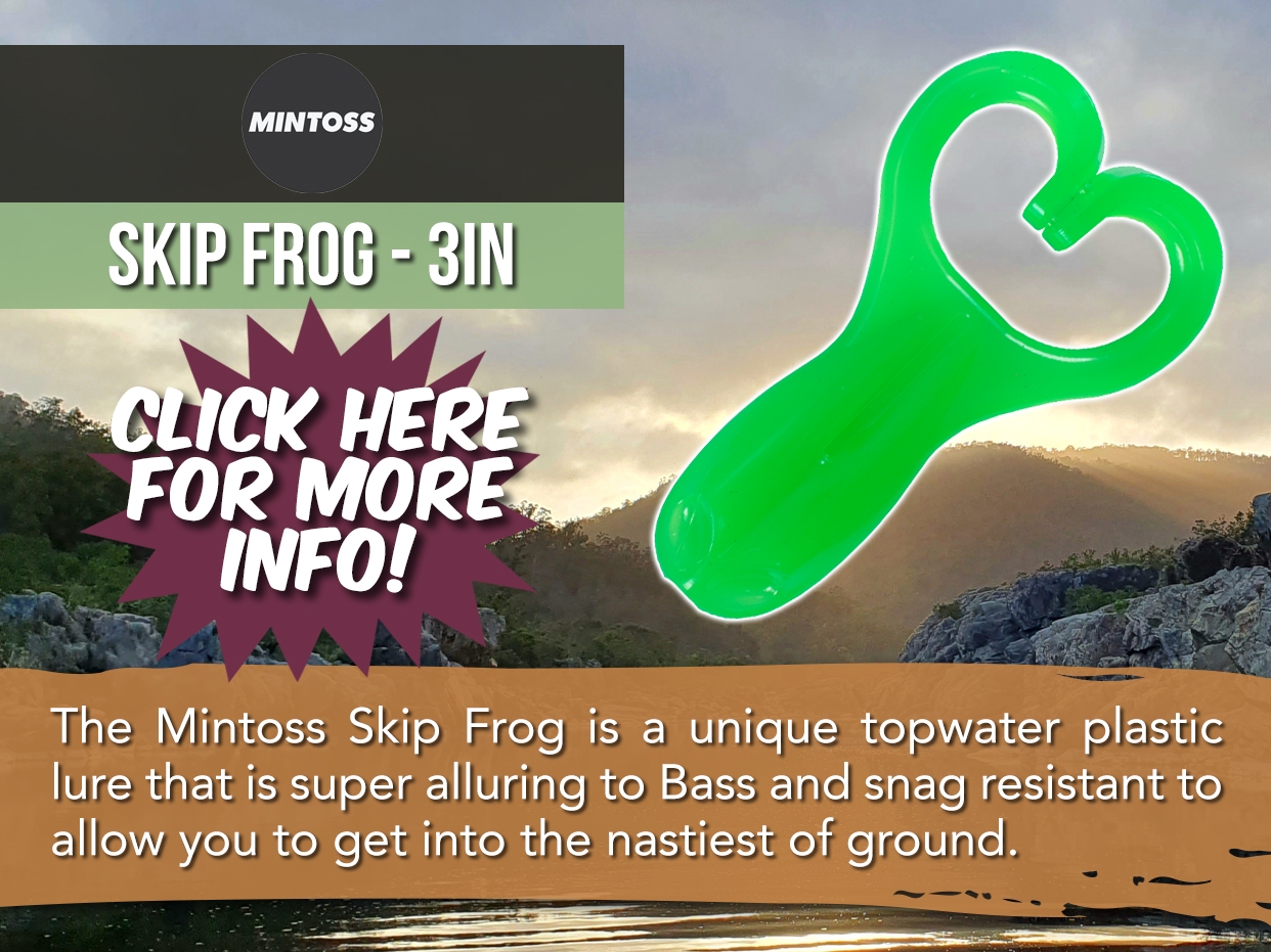 MINTOSS SKIP FROG LURE - 3in