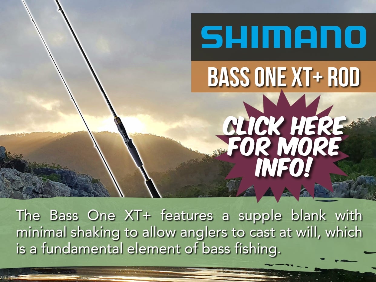 SHIMANO BASS ONE XT+ BAITCAST ROD