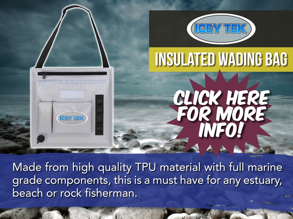 ICEY TEK INSULATED ZIPPERED WADING BAG