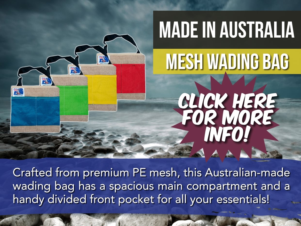 MADE IN AUSTRALIA MESH WADING BAG