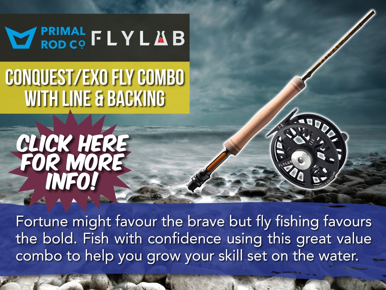 PRIMAL CONQUEST / FLYLAB EXO FLY COMBO W/ LINE & BACKING