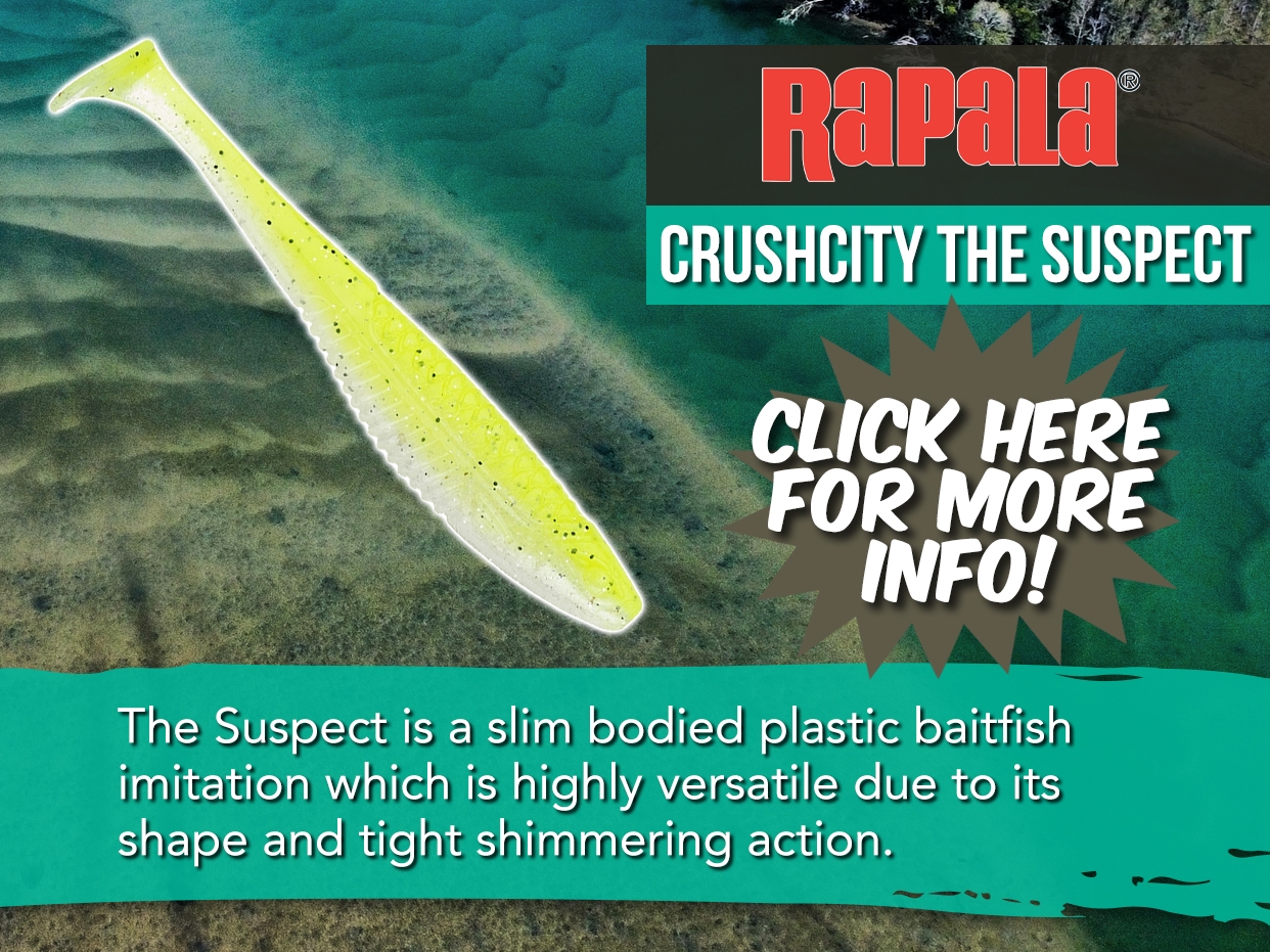 RAPALA CRUSH CITY CUSTOMS THE SUSPECT SOFT PLASTIC