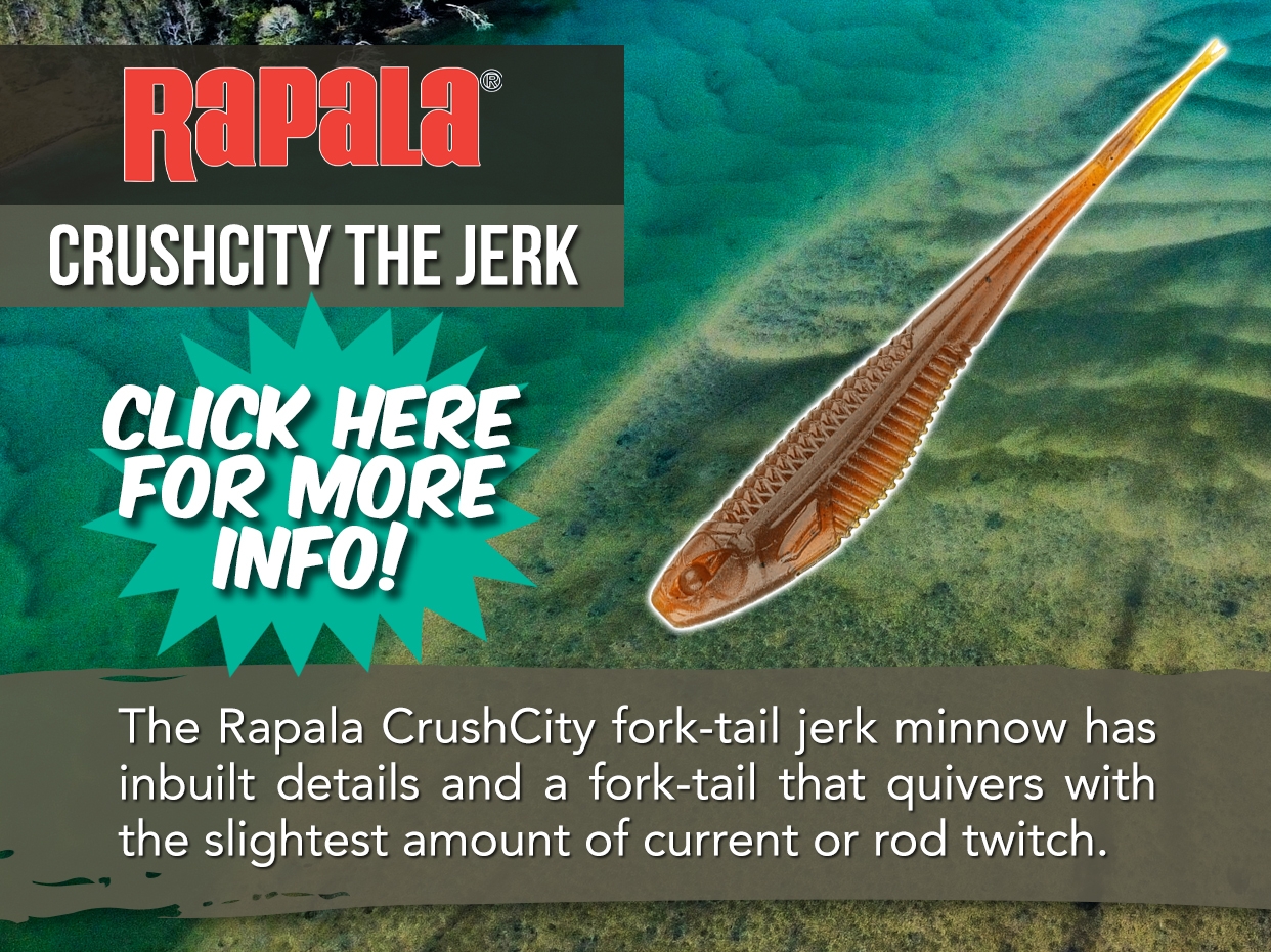 RAPALA CRUSH CITY CUSTOMS THE JERK SOFT PLASTIC