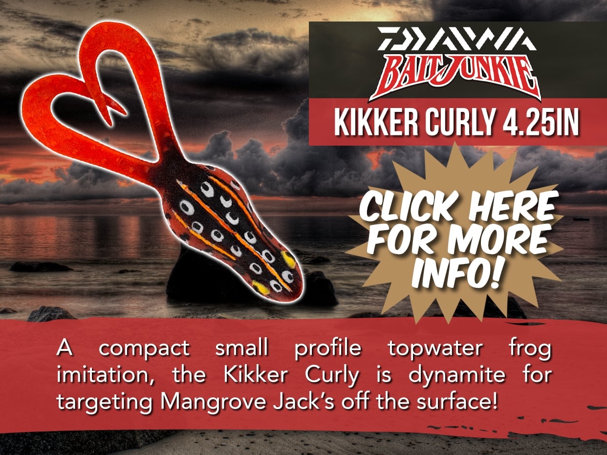 DAIWA BAIT JUNKIE KIKKER CURLY LURE