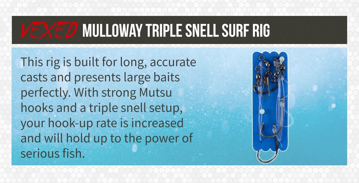 Vexed Mulloway Triple Snell Surf Rig