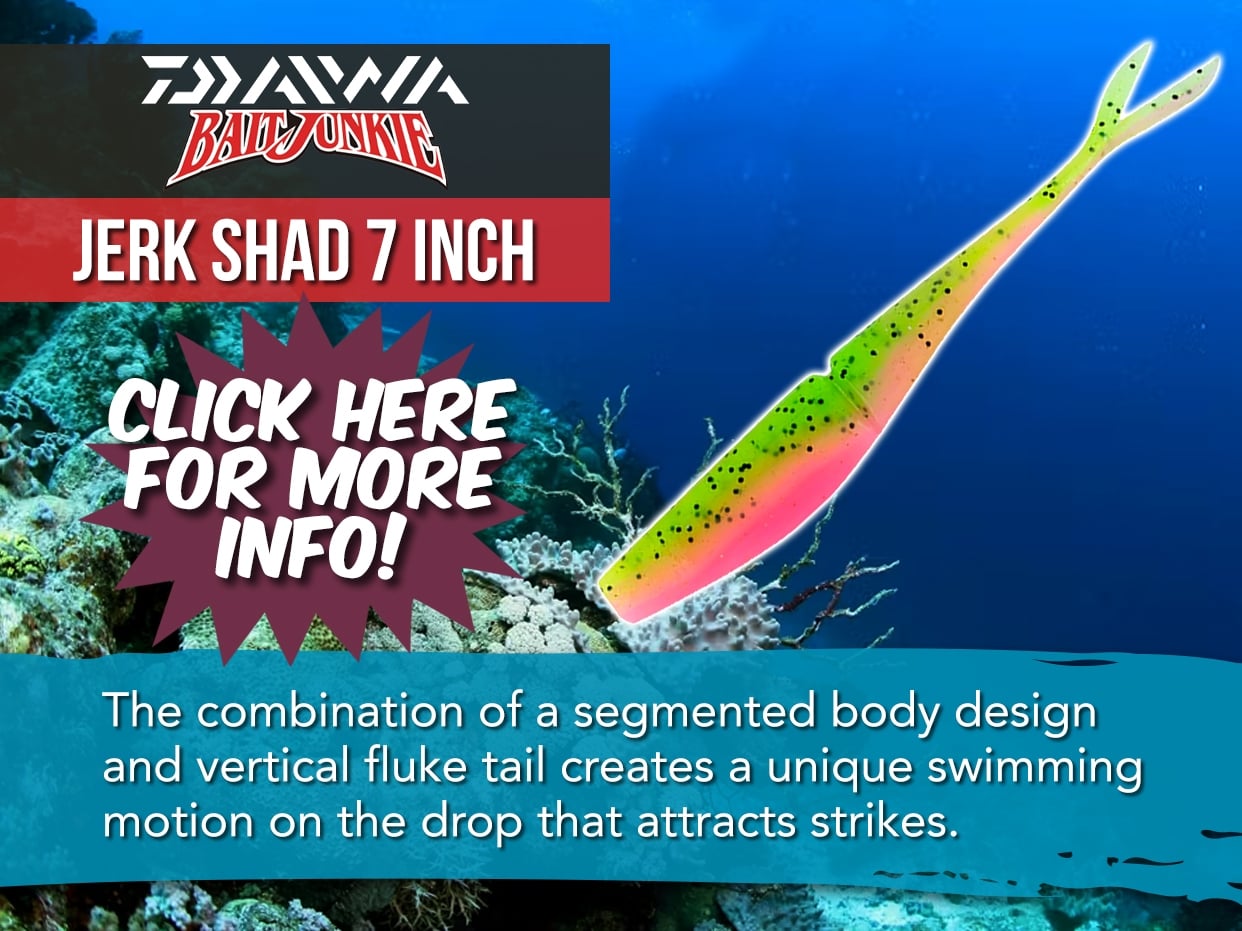 DAIWA BAIT JUNKIE 7 INCH JERK SHAD LURE