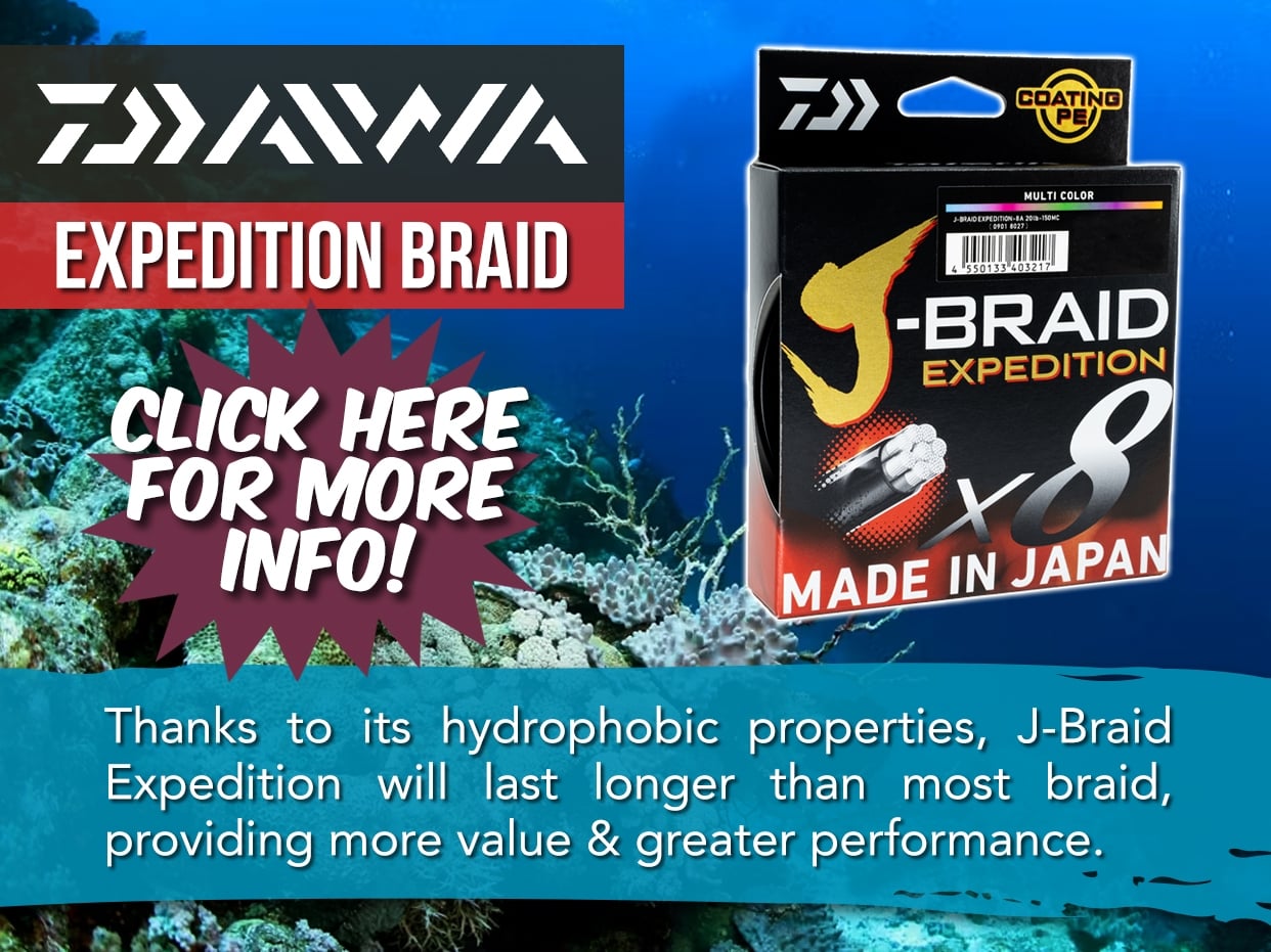 DAIWA J-BRAID EXPEDITION X8 BRAID