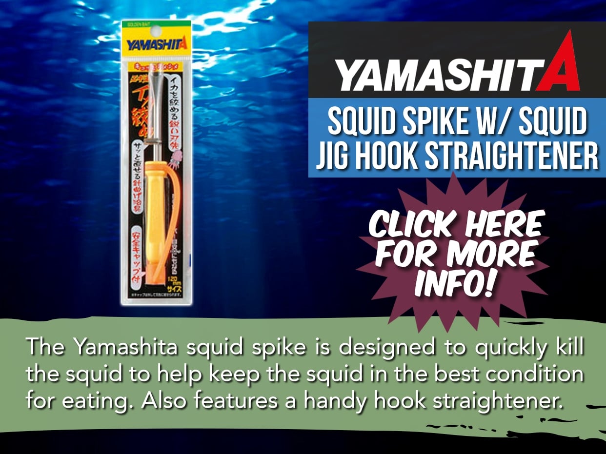 YAMASHITA SQUID SPIKE W/ SQUID HOOK STRAIGHTENER