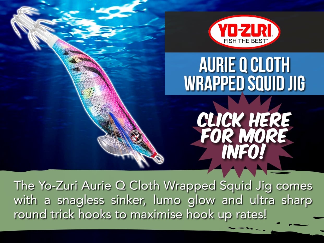 YO-ZURI AURIE Q CLOTH WRAPPED SQUID JIG