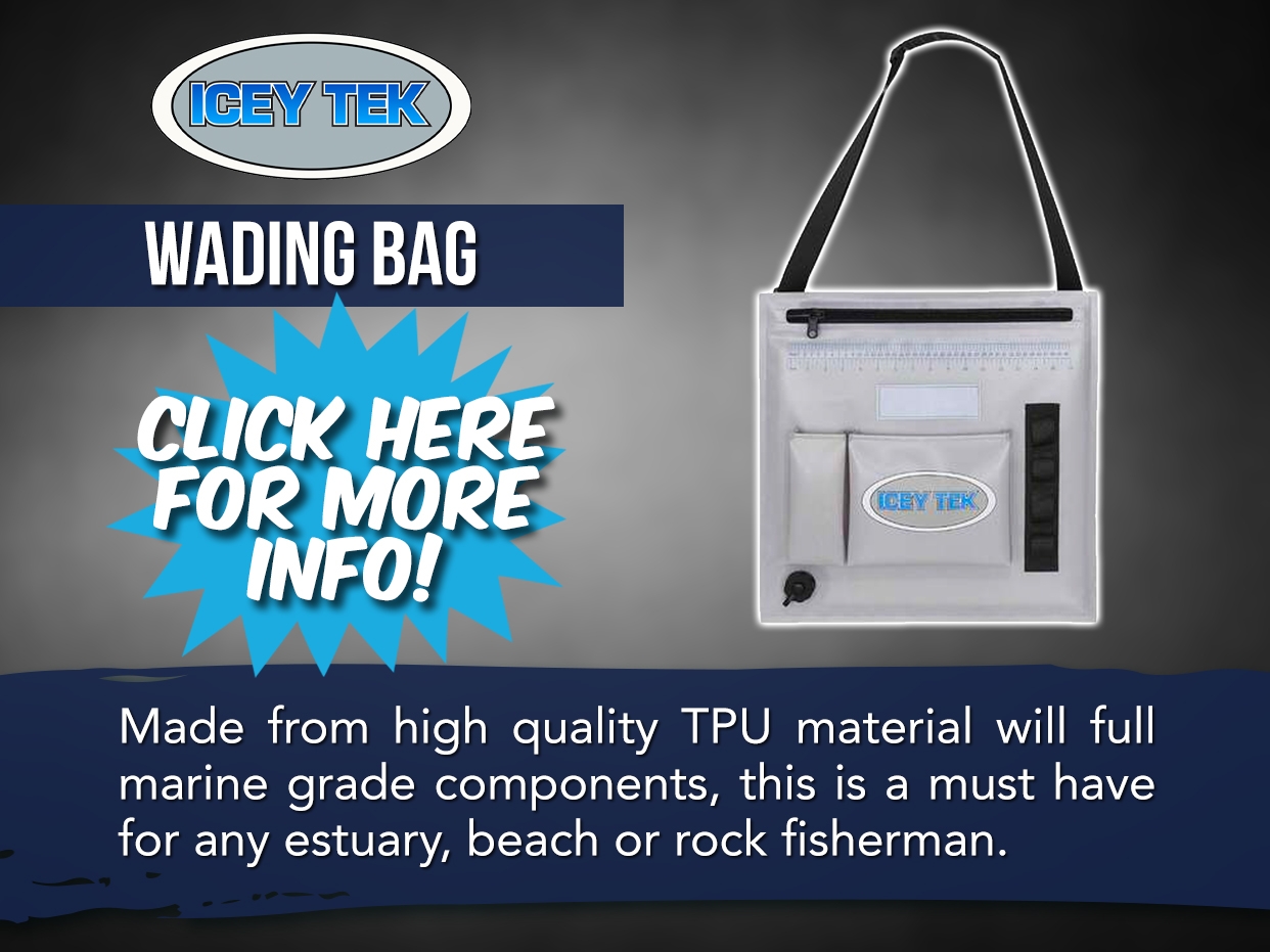 ICEY TEK INSULATED ZIPPERED WADING BAG