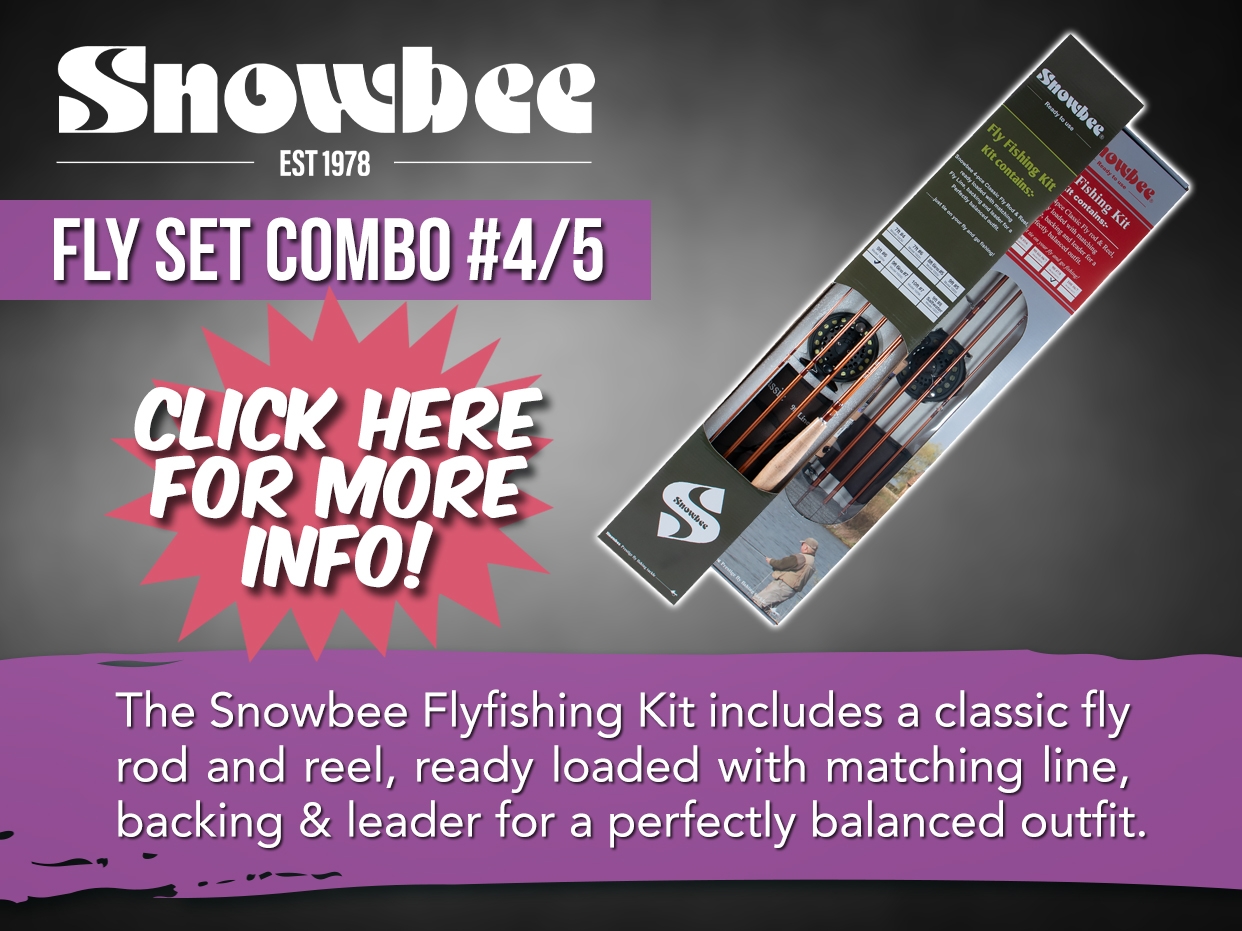 SNOWBEE FLY FISHING KIT - ROD, REEL, LINE, BACKING & LEADER