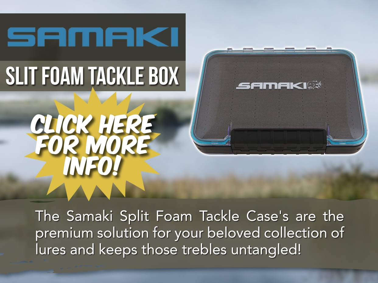 SAMAKI SLIT FOAM TACKLE BOX